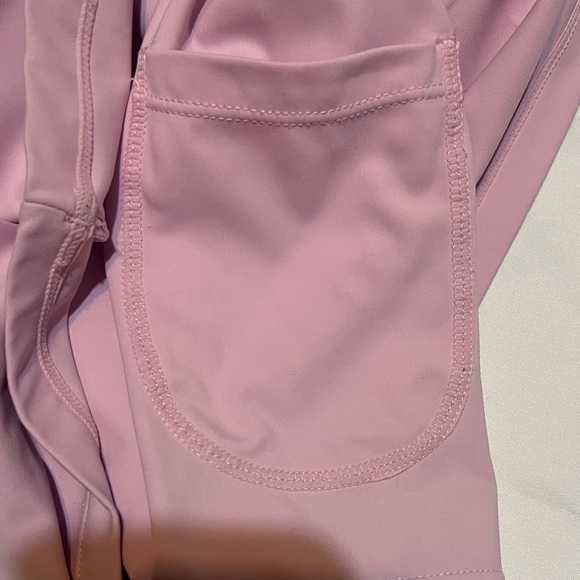 HALARA Pink High Waist Athletic Shorts Size X-Large Long Biker Women’s - Picture 8 of 8